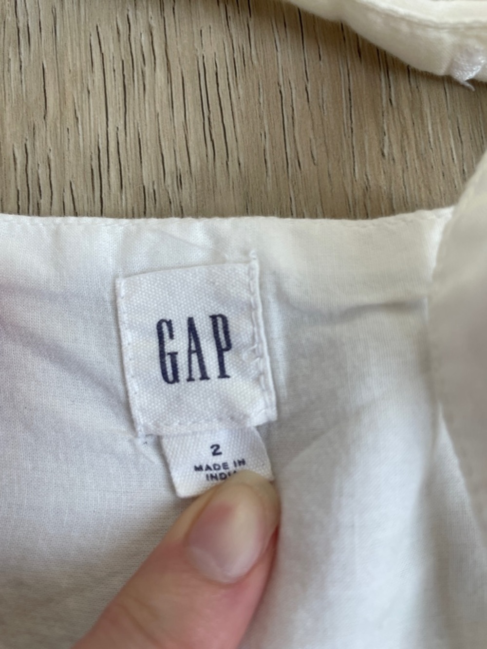 GAP White Eyelet Button-Front Midi Sundress - Picture 6 of 6